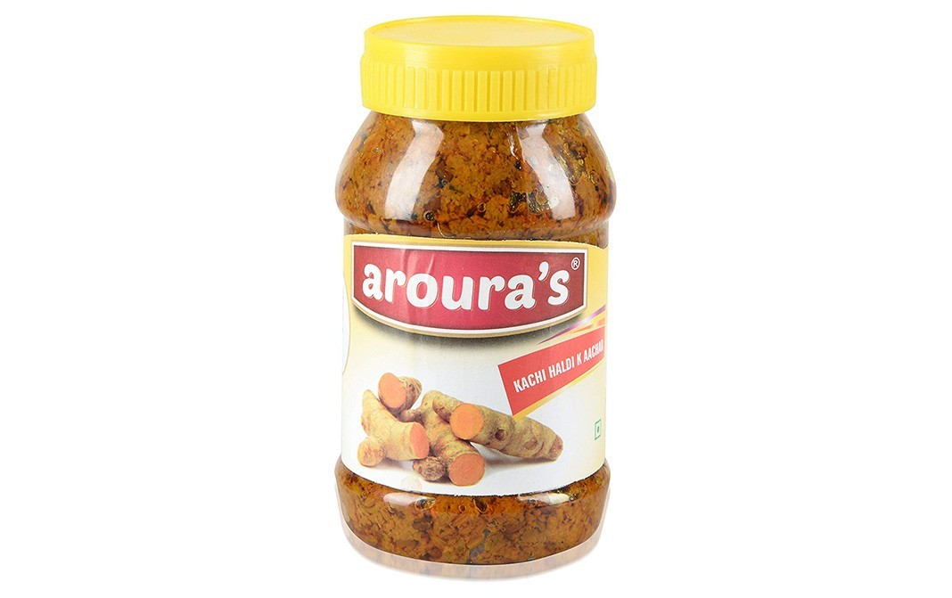 Aroura Kachi Haldi K Aachar    Plastic Jar  400 grams